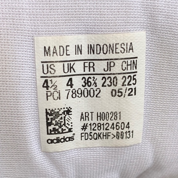 adidas Top Ten High-Top 'White Black Gold' Big Kids Sneakers size 4.5 - Picture 13 of 13